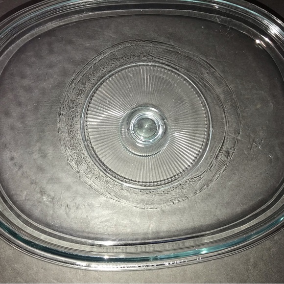 Pyrex Glass Replacement Lid DC-1.5-C Corning Ware Oval Casserole - Picture 2 of 8